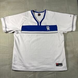 Vintage 90s Nike Kentucky Wildcats Basketball Warm-Up Shooting Shirt Jersey XXL